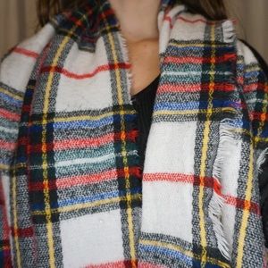 Multicolored Plaid scarf